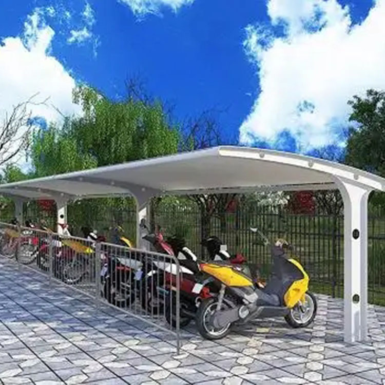 聂荣县膜结构电动车棚